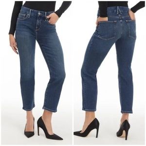 Good American petite plus size straight leg jeans
